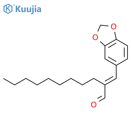 Undecanal, 2-(1,3-benzodioxol-5-ylmethylene)- structure