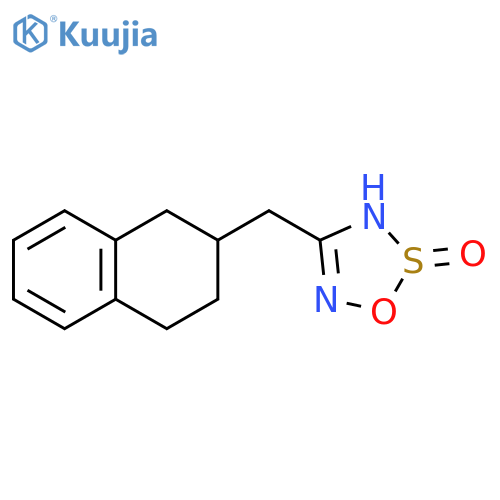 3H-1,2,3,5-Oxathiadiazole,4-[(1,2,3,4-tetrahydro-2-naphthalenyl)methyl]-, 2-oxide structure