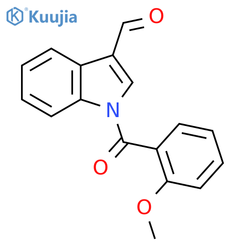 1-(2-Methoxybenzoyl)-1H-indole-3-carbaldehyde structure