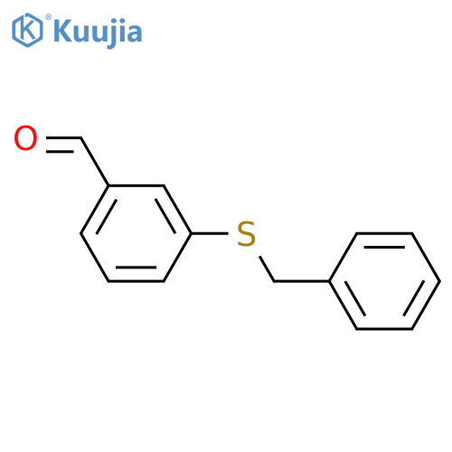 3-(benzylsulfanyl)benzaldehyde structure