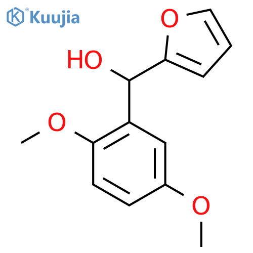 (2,5-Dimethoxyphenyl)(furan-2-yl)methanol structure