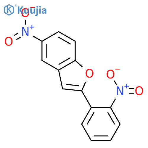 Benzofuran, 5-nitro-2-(2-nitrophenyl)- structure