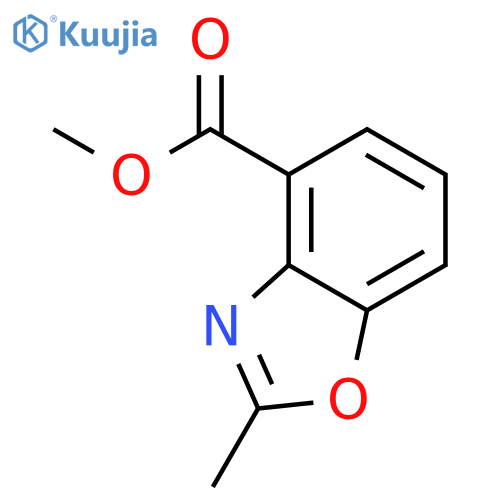 methyl 2-methyl-1,3-benzoxazole-4-carboxylate structure