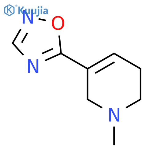 5-(1-Methyl-1,2,5,6-tetrahydropyridin-3-yl)-1,2,4-oxadiazole structure