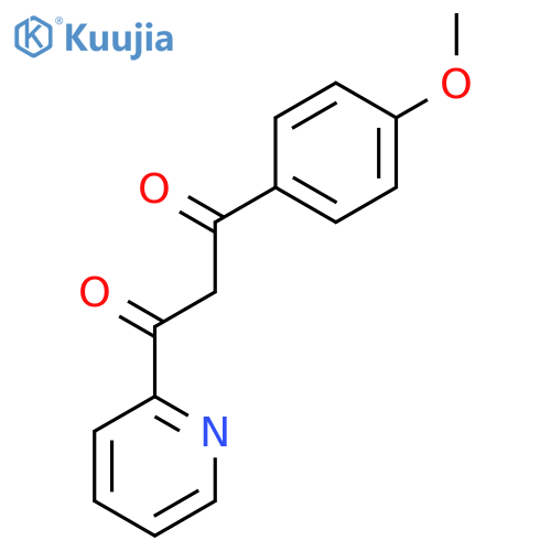 1,3-Propanedione, 1-(4-methoxyphenyl)-3-(2-pyridinyl)- structure
