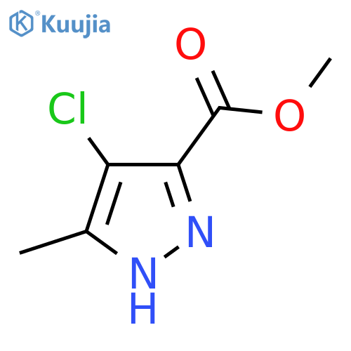 methyl 4-chloro-5-methyl-1H-pyrazole-3-carboxylate structure