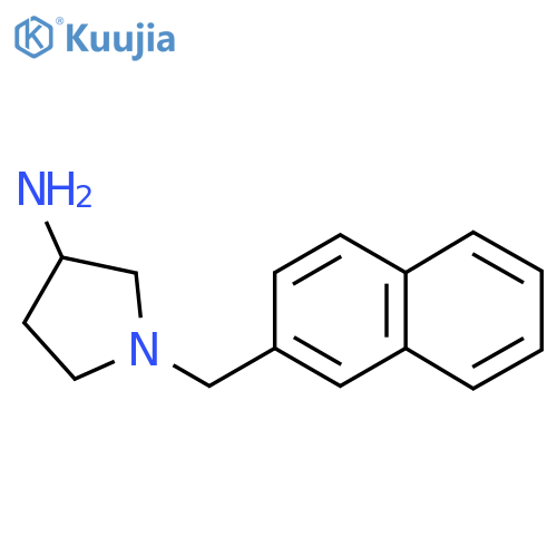 1-(Naphthalen-2-ylmethyl)pyrrolidin-3-amine structure