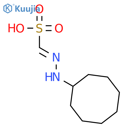 Methanesulfonic acid, (cyclooctylamino)imino- structure