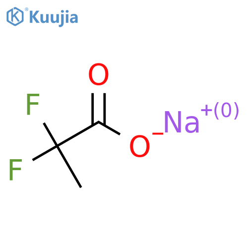 2,2-difluoropropanoic acid;sodium salt structure