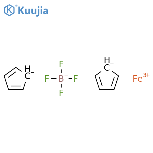 FERROCENIUM TETRAFLUOROBORATE structure