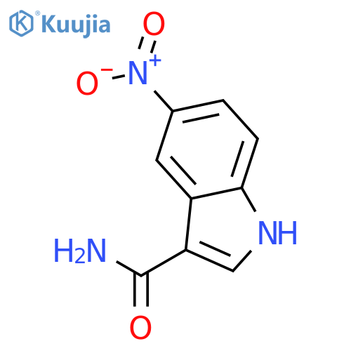 5-Nitro-1H-indole-3-carboxamide structure
