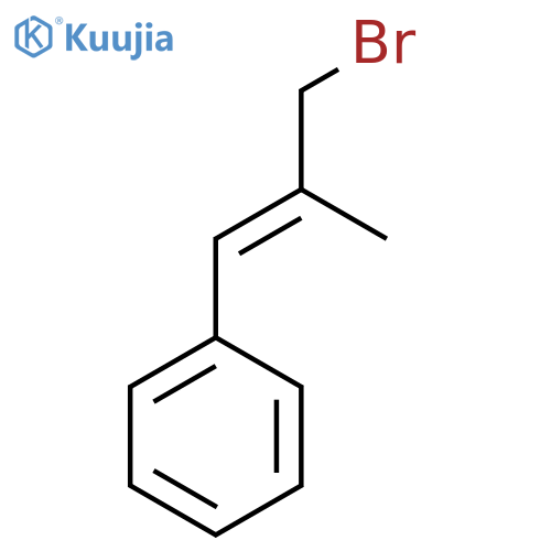 (3-Bromo-2-methylprop-1-en-1-yl)benzene structure