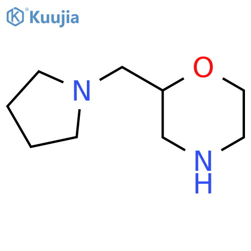 2-(1-Pyrrolidinylmethyl)morpholine structure