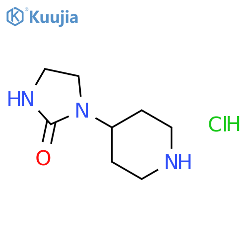 1-(piperidin-4-yl)imidazolidin-2-one hydrochloride structure