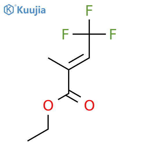 Ethyl 2-Methyl-4,4,4-trifluorocrotonate structure