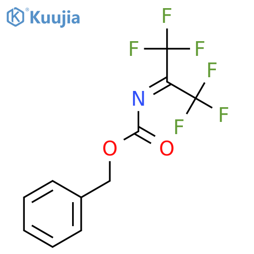 Benzyl (perfluoropropan-2-ylidene)carbamate structure