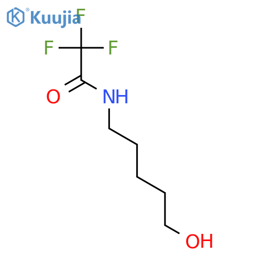 Acetamide, 2,2,2-trifluoro-N-(5-hydroxypentyl)- structure