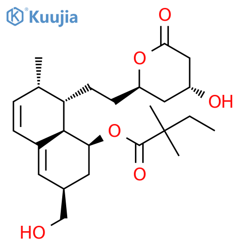 Butanoic acid,2,2-dimethyl-,1,2,3,7,8,8a-hexahydro-3-(hydroxymethyl)-7-methyl-8-[2-(tetrahydro-4-hydroxy-6-oxo-2H-pyran-2-yl)ethyl]-1-naphthalenylester, [1S-[1a,3a,7a,8b(2S*,4S*),8ab]]-(9CI) structure