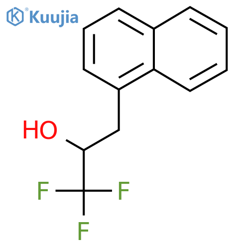 1,1,1-trifluoro-3-(naphthalen-1-yl)propan-2-ol structure