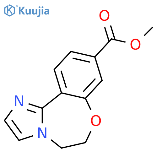 methyl 5,6-dihydrobenzo[f]imidazo[1,2-d][1,4]oxazepine-9-carboxylate structure