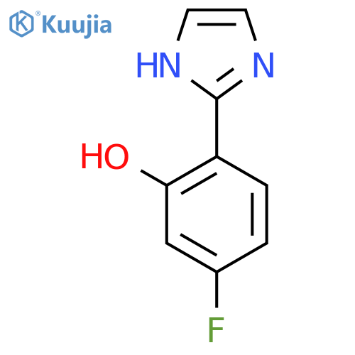 5-Fluoro-2-(1H-imidazol-2-YL)phenol structure