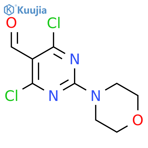 4,6-Dichloro-2-morpholinopyrimidine-5-carbaldehyde structure