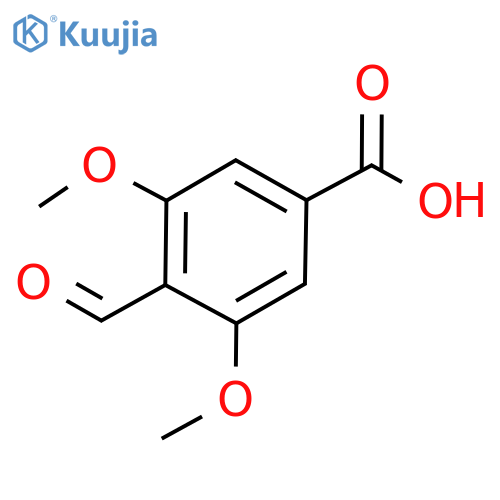 4-Formyl-3,5-dimethoxybenzoic acid structure