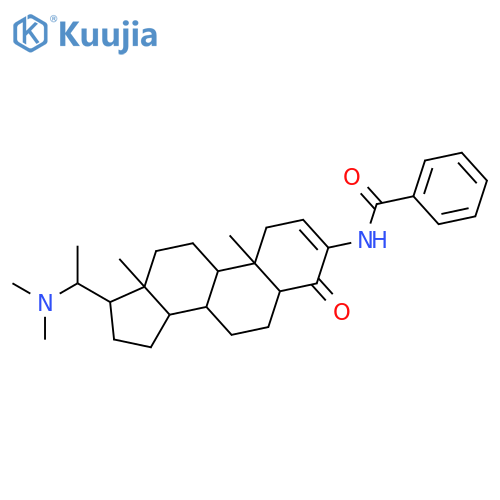 Benzamide, N-[(5a,20S)-20-(dimethylamino)-4-oxopregn-2-en-3-yl]- structure