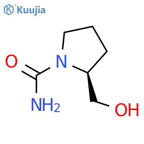 (2S)-2-(hydroxymethyl)pyrrolidine-1-carboxamide structure
