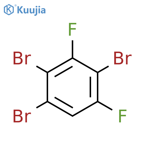 Benzene, 1,2,4-tribromo-3,5-difluoro- structure
