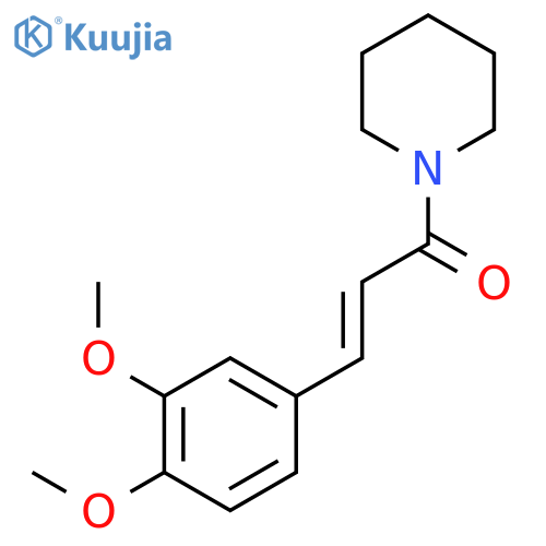1-(3,4-Dimethoxycinnamoyl)piperidine structure