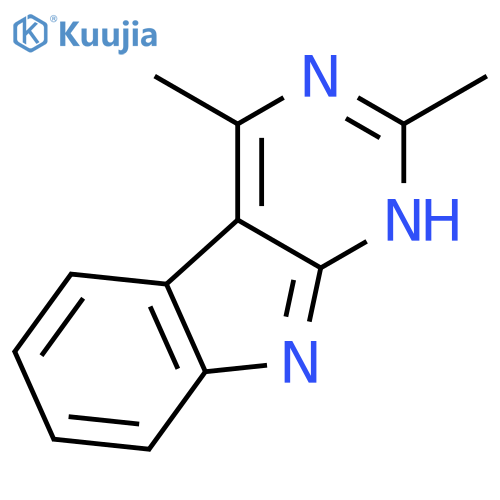 1H-Pyrimido[4,5-b]indole, 2,4-dimethyl- structure
