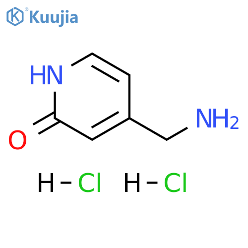 4-(aminomethyl)-1H-pyridin-2-one;dihydrochloride structure