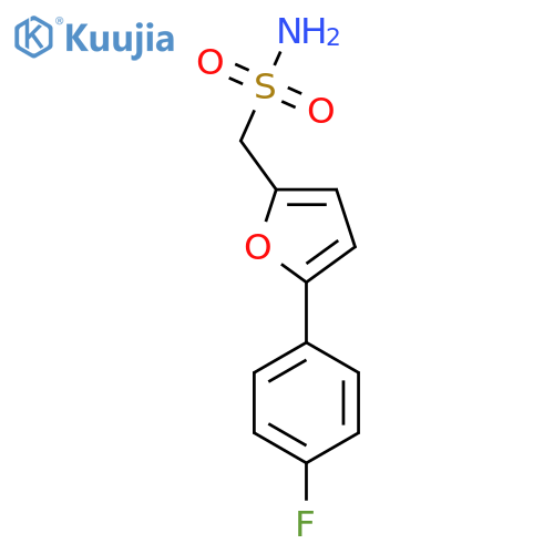 5-(4-fluorophenyl)furan-2-ylmethanesulfonamide structure