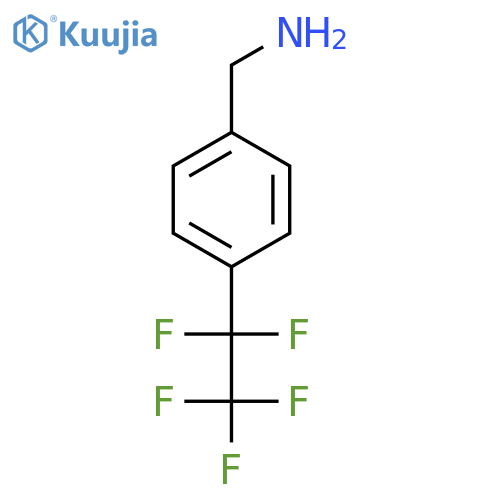 4-(Pentafluoroethyl)benzylamine structure