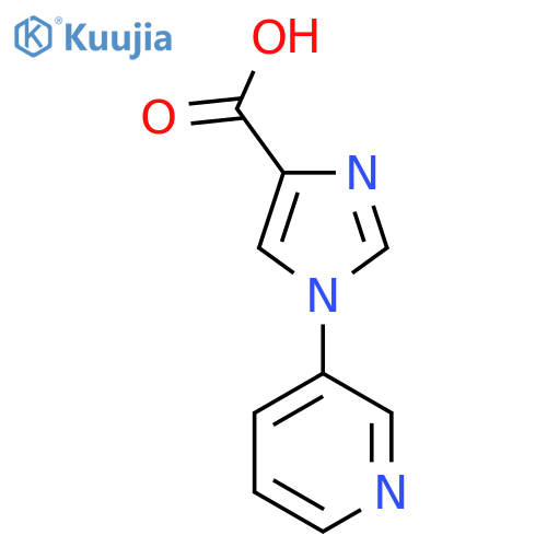 1-(Pyridin-3-yl)-1H-imidazole-4-carboxylic acid structure
