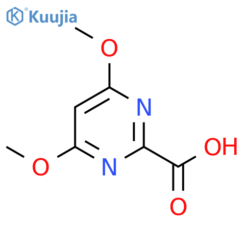 4,6-Dimethoxypyrimidine-2-carboxylic acid structure