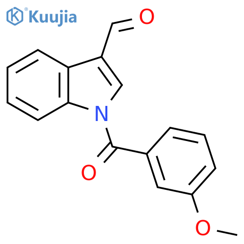 1-(3-Methoxybenzoyl)-1H-indole-3-carbaldehyde structure