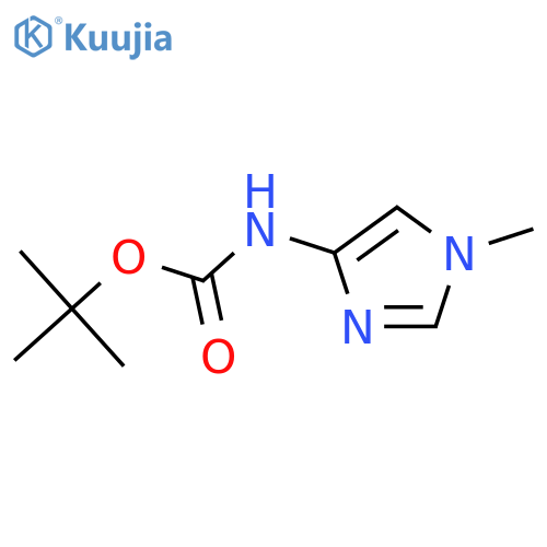 Carbamic acid, (1-methyl-1H-imidazol-4-yl)-, 1,1-dimethylethyl ester (9CI) structure