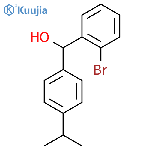 (2-BROMOPHENYL)(4-ISOPROPYLPHENYL)METHANOL structure
