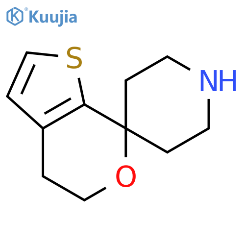 4',5'-Dihydrospiro[piperidine-4,7'-thieno[2,3-c]pyran] structure