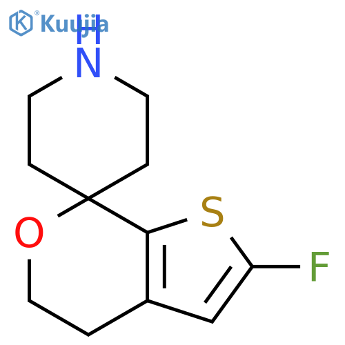 2'-fluoro-4',5'-dihydrospiropiperidine-4,7'-thieno2,3-cpyran hydrochloride structure