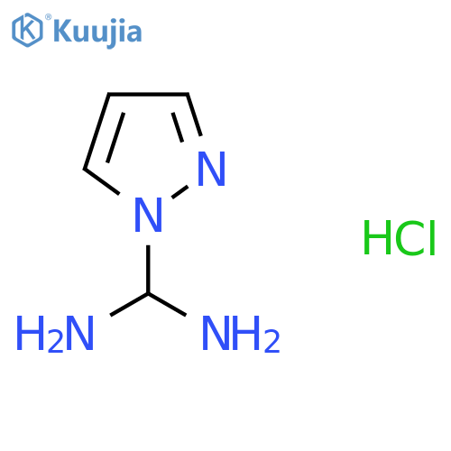 (1H-pyrazol-1-yl)methanediamine hydrochloride structure