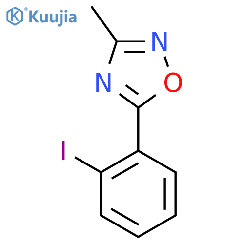 5-(2-Iodophenyl)-3-methyl-1,2,4-oxadiazole structure