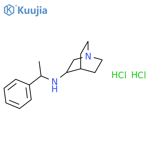 (3S)-N-(1R)-1-Phenylethyl-1-azabicyclo2.2.2octan-3-amine Dihydrochloride structure