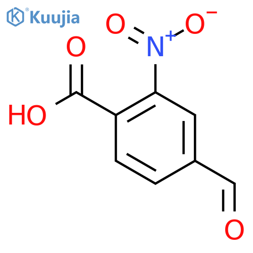 4-Formyl-2-nitrobenzoic acid structure