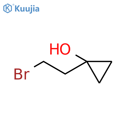 1-(2-bromoethyl)cyclopropan-1-ol structure