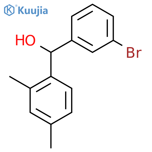 (3-bromophenyl)-(2,4-dimethylphenyl)methanol structure