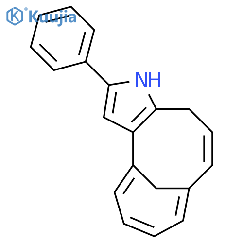 4,9-Methanocycloundeca[b]pyrrole, 1,12-dihydro-2-phenyl- structure