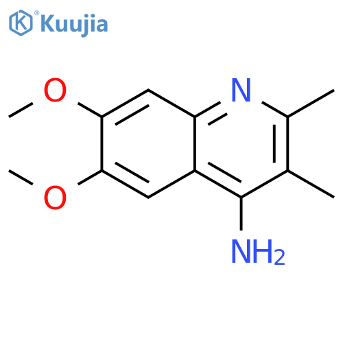 6,7-Dimethoxy-2,3-dimethyl-quinolin-4-ylamine structure